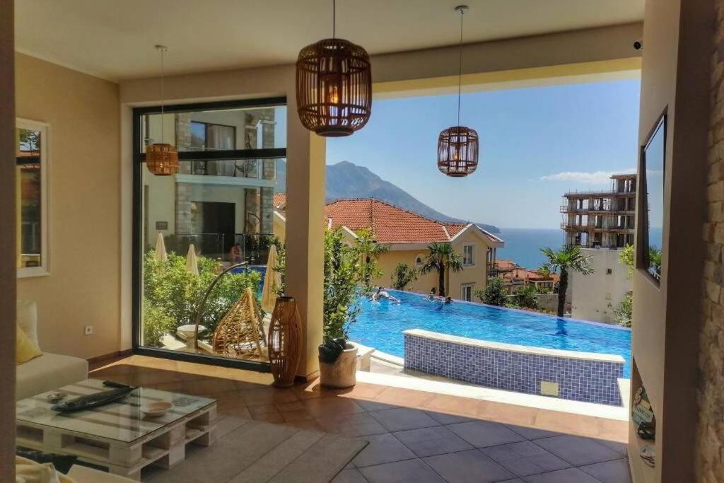 Modern Top Floor Sea View 3Br With Pools, Spa & Fitness Bečići 외부 사진