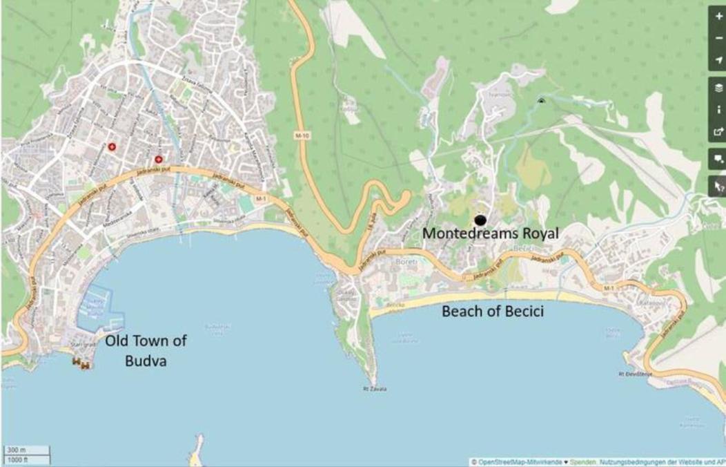 Modern Top Floor Sea View 3Br With Pools, Spa & Fitness Bečići 외부 사진
