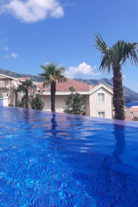 Modern Top Floor Sea View 3Br With Pools, Spa & Fitness Bečići 외부 사진